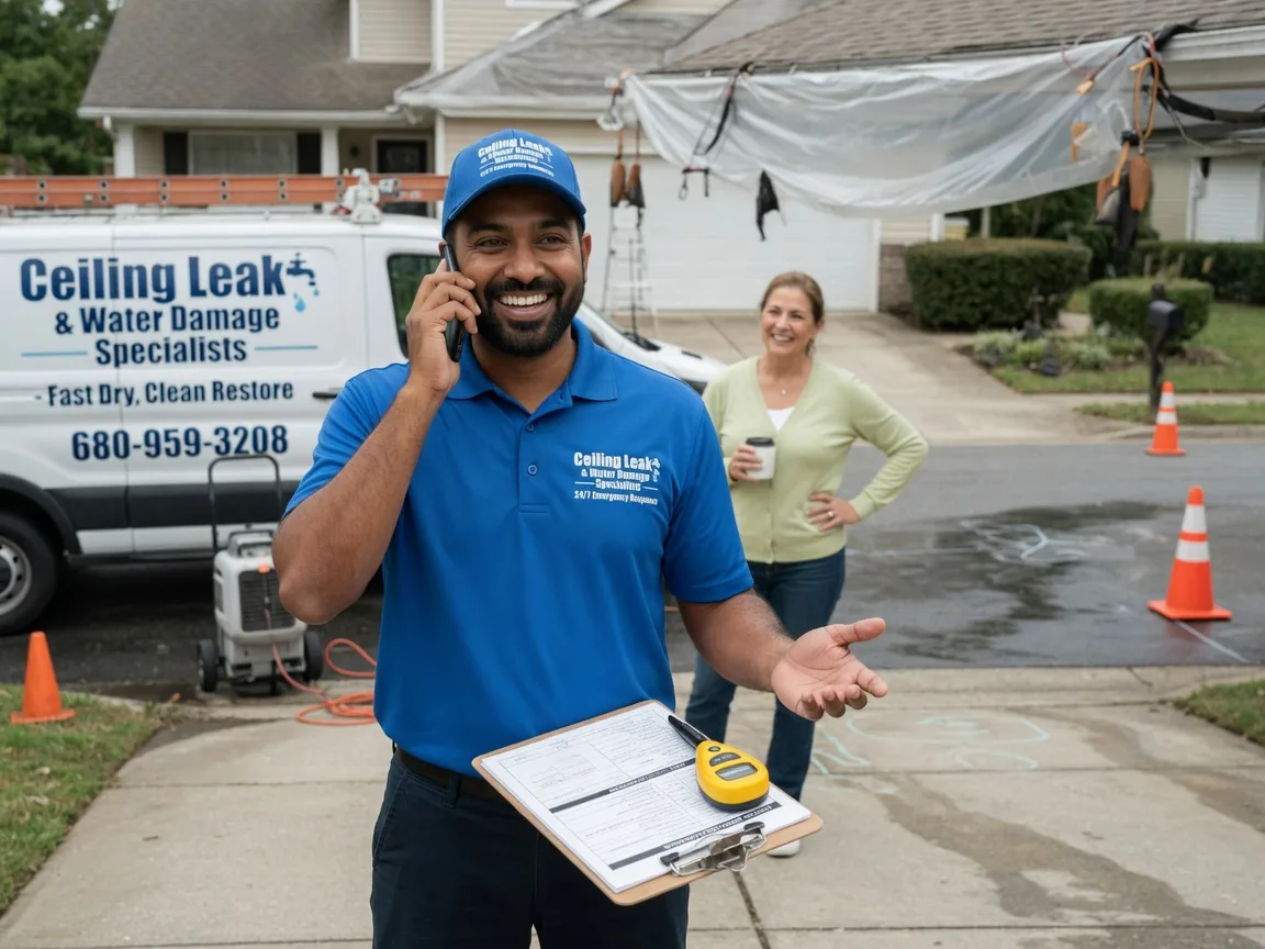 Ceiling Leak Cleanup Parkdale, AR FAQs